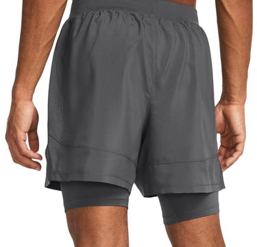 Shorts Under Armour UA LAUNCH 5'' 2-IN-1 SHORTS-GRY Svart | 1382640-025, 1