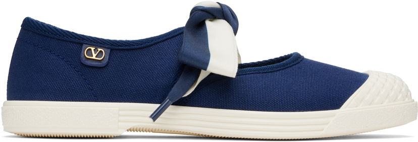 Klä Valentino Valentino Garavani Bay By Bay Ballerinas Blå | 6W2S0LH9WZG