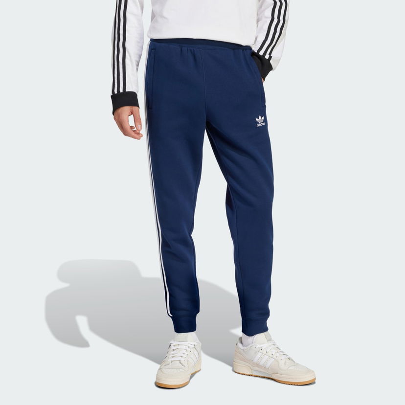 Träningsbyxor adidas Performance Adicolor 3-Stripes Fleece Pants Blå | IM9319