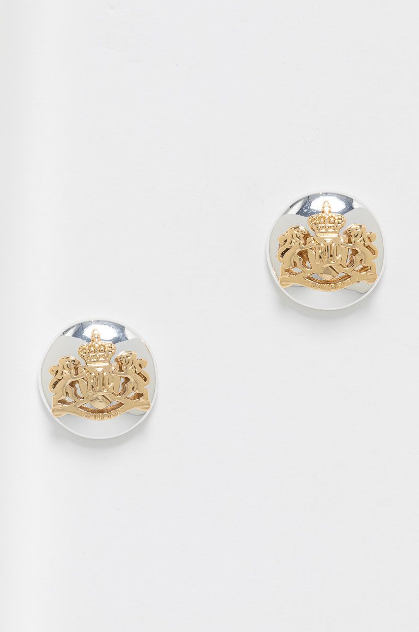 Örhängen Polo by Ralph Lauren Two-Tone Crest Stud Earrings Metallisk | 60492046.EZ6, 0