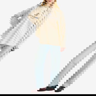 T-shirt Sporty & Rich Sporty & Rich H&W Crest T-Shirt Beige | TO043606241CR01, 4