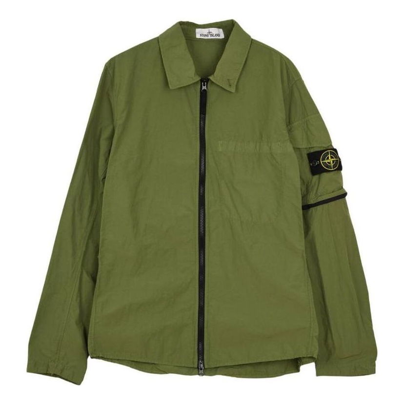Skjorta Stone Island Naslan Light Jacket Grön | 761510502-V0058