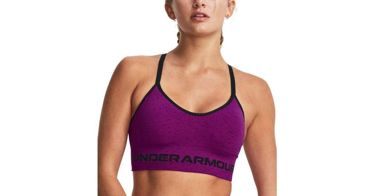 Behå Under Armour Seamless Low Long Htr Bra Bourgogne | 1357232-573, 1