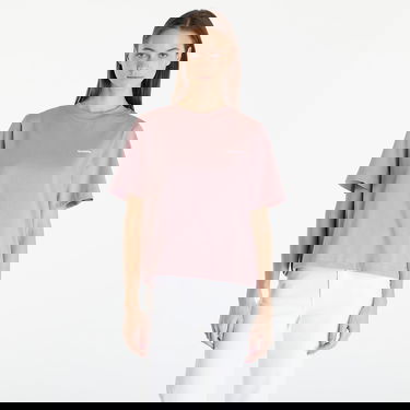 T-shirt Queens Essential T-Shirt With Contrast Print Pink Rosa | QNS_020, 0