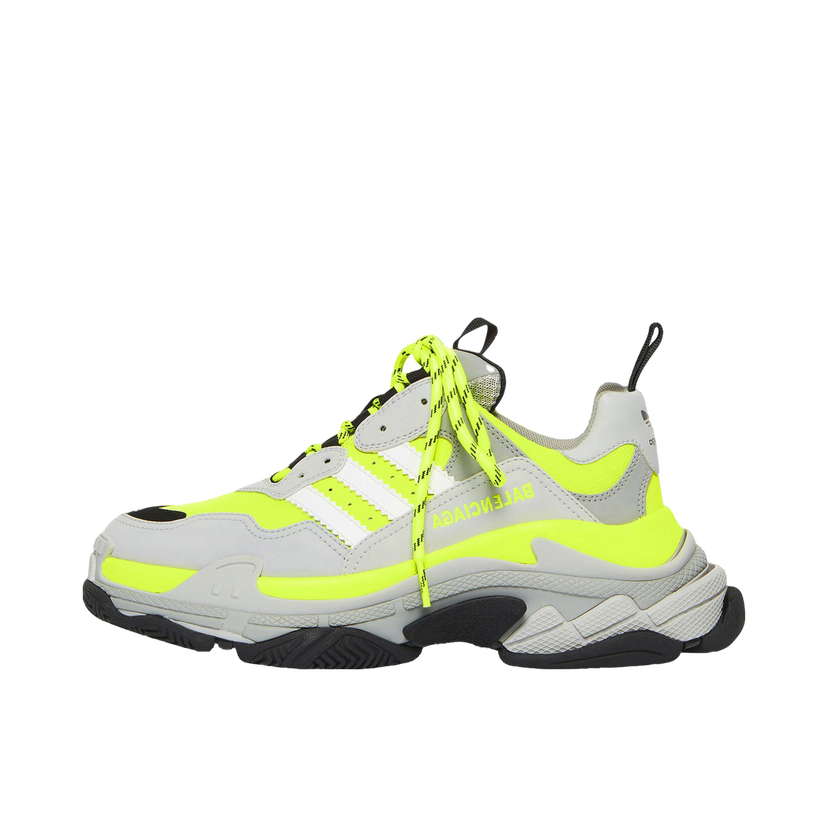 Sneakers och skor Balenciaga adidas x Triple S Fluo Yellow Gul | 712821W2ZB57512