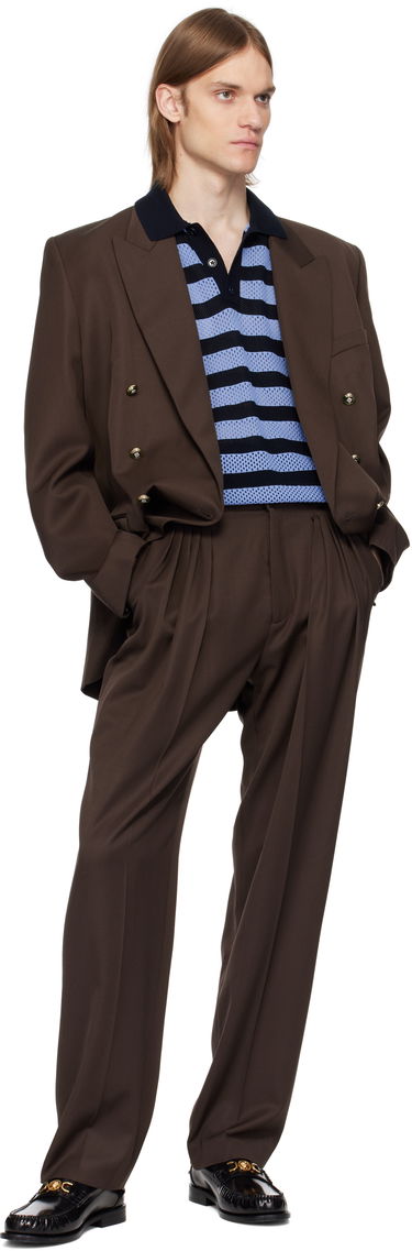 Jacka Casablanca Casablanca Wool Double Breasted Blazer Brun | MS25-JK-363-01, 3