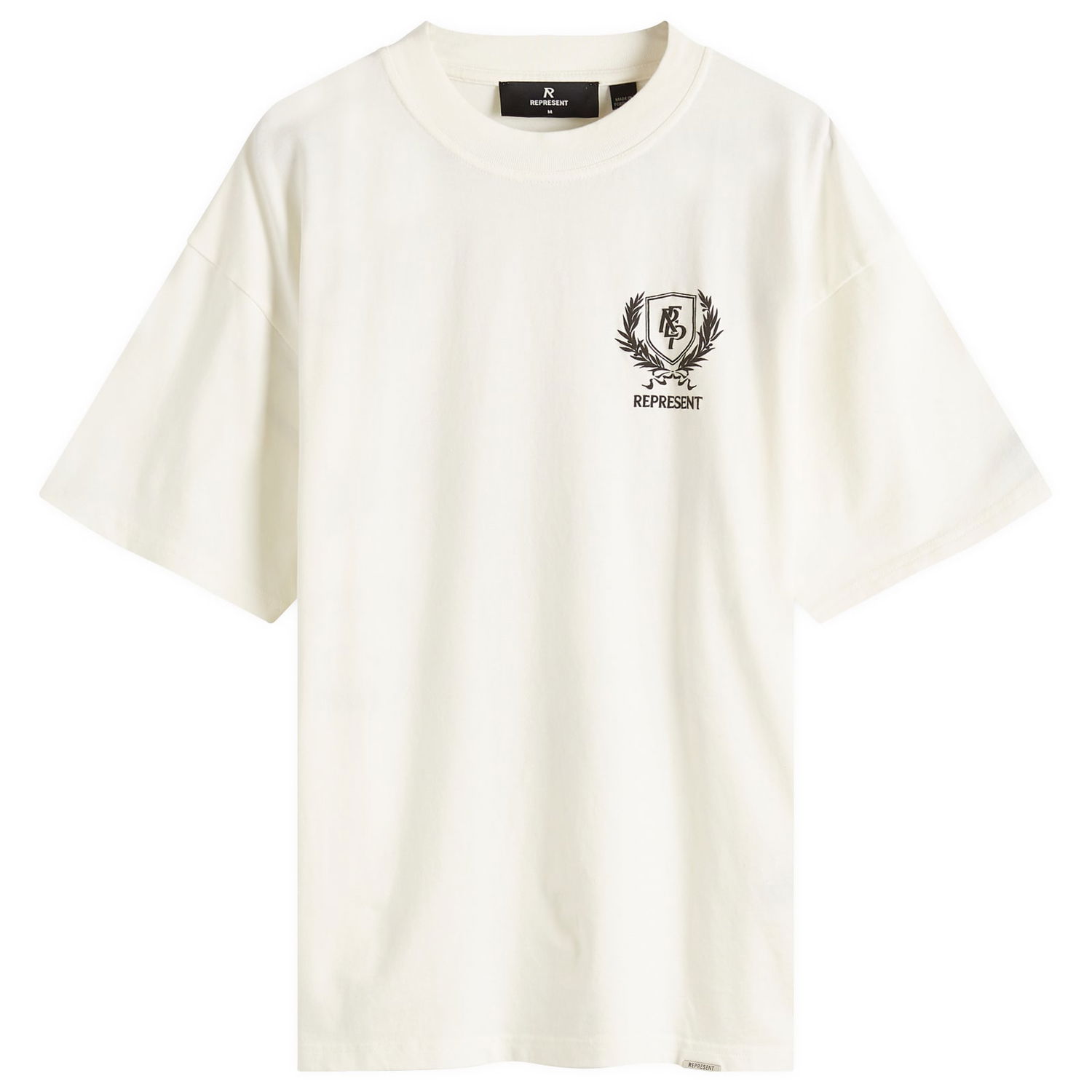 T-shirt Represent Clo Represent Crest T-Shirt Vit | MLM41069-72, 1