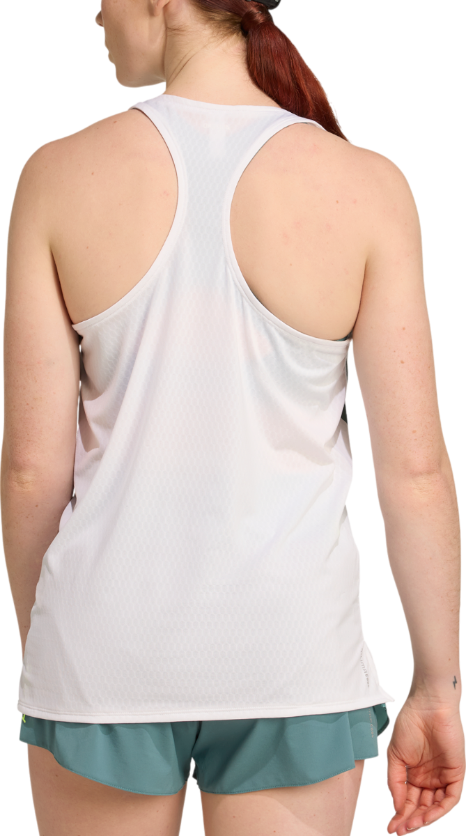 Linne adidas Performance Adizero Archive Running Tank Top Vit | jz8034, 1