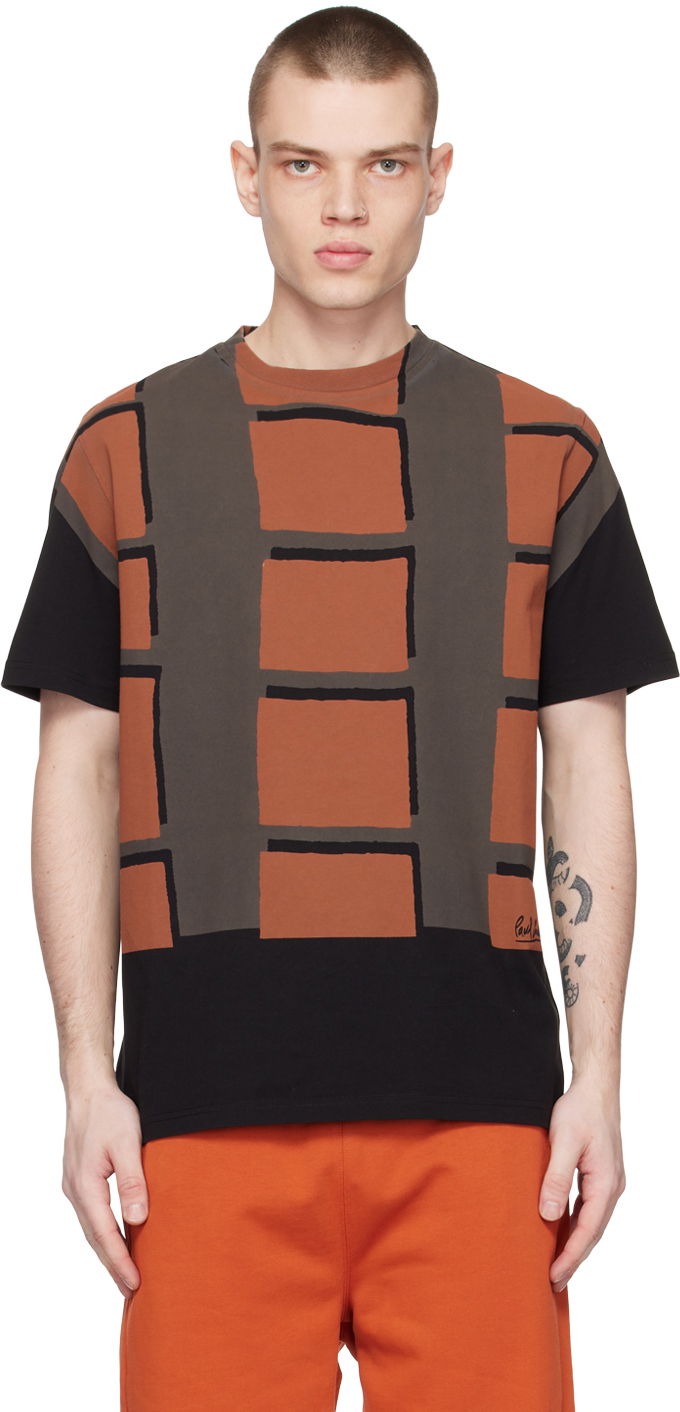 T-shirt Paul Smith Paul Smith Brick Print T-Shirt Flerfärgad | M1R-919T-KP3666-79