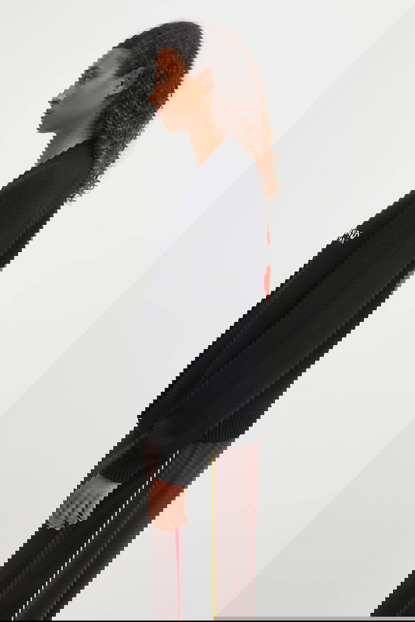 Sweater KENZO Kenzo Boke Flower Placed Cardigan Svart | FF62CA7063LA, 1