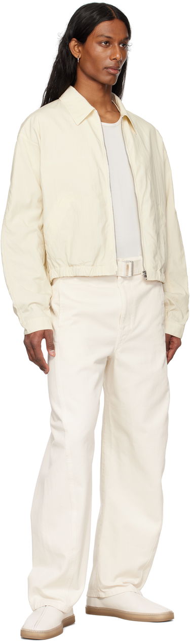 Jacka LEMAIRE Lemaire Zipped Cropped Jacket Vit | OW1124 LF1370, 3