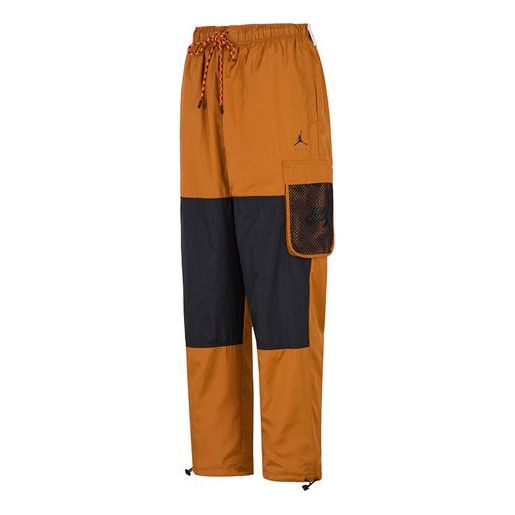 Cargo byxor Jordan Air Jordan Contrast Stitch Woven Pants Brun | DJ0249-241