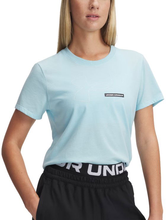 T-shirt Under Armour Under Armour Rival Outline Short Sleeve T-Shirt Blå | 1389719-494