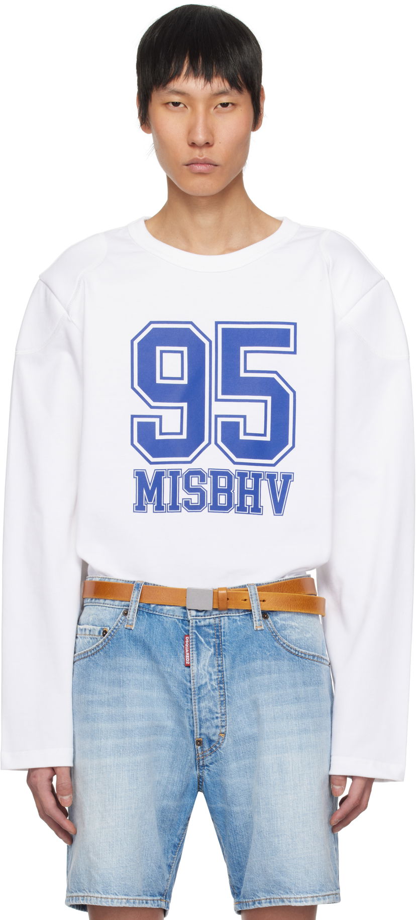 Sweater MISBHV MISBHV 95 Longsleeve T-Shirt Vit | 250M158