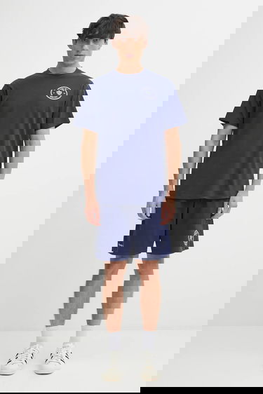 T-shirt Sporty & Rich Cotton T-Shirt with Print Kennedy Crest Mörkblå | TO04360666BL106, 7