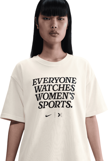 T-shirt Nike Everyone Watches Women's Sports T-Shirt Beige | im0560-133-133, 1