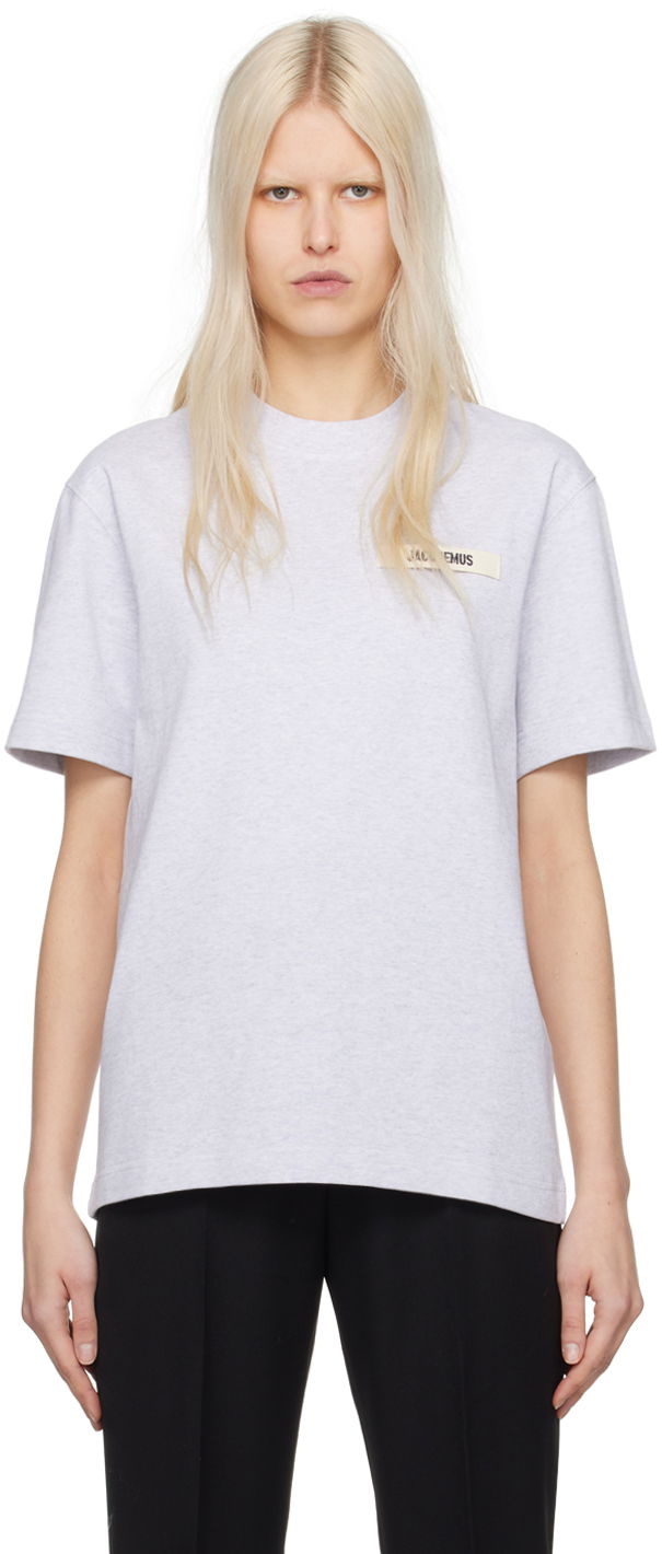 T-shirt Jacquemus Gray Les Classiques 'Le Vit | 24E245JS208-2125