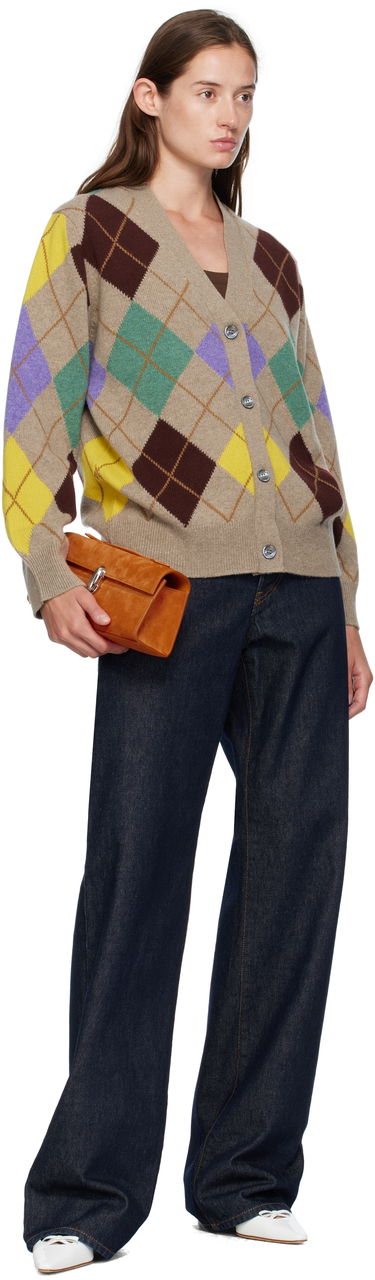 Sweater &Daughter &Daughter Ava Argyle Cardigan Beige | WL24206, 3