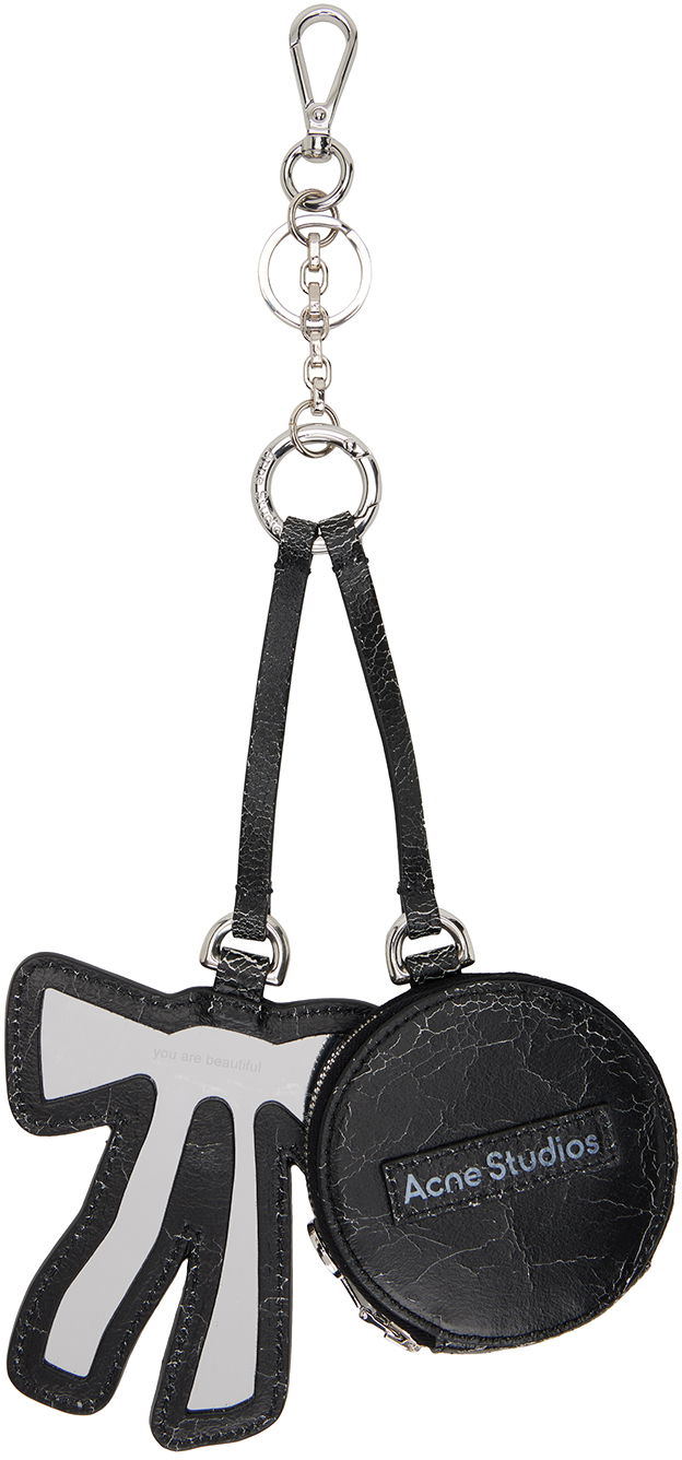 Plånbok Acne Studios Bow Mirror Coin Pouch Svart | CG0241-