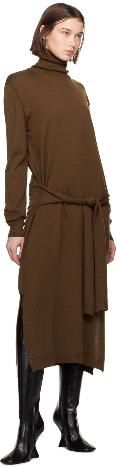 Klä LEMAIRE Midi Knit Dress Brun | DR1082 LK087, 3
