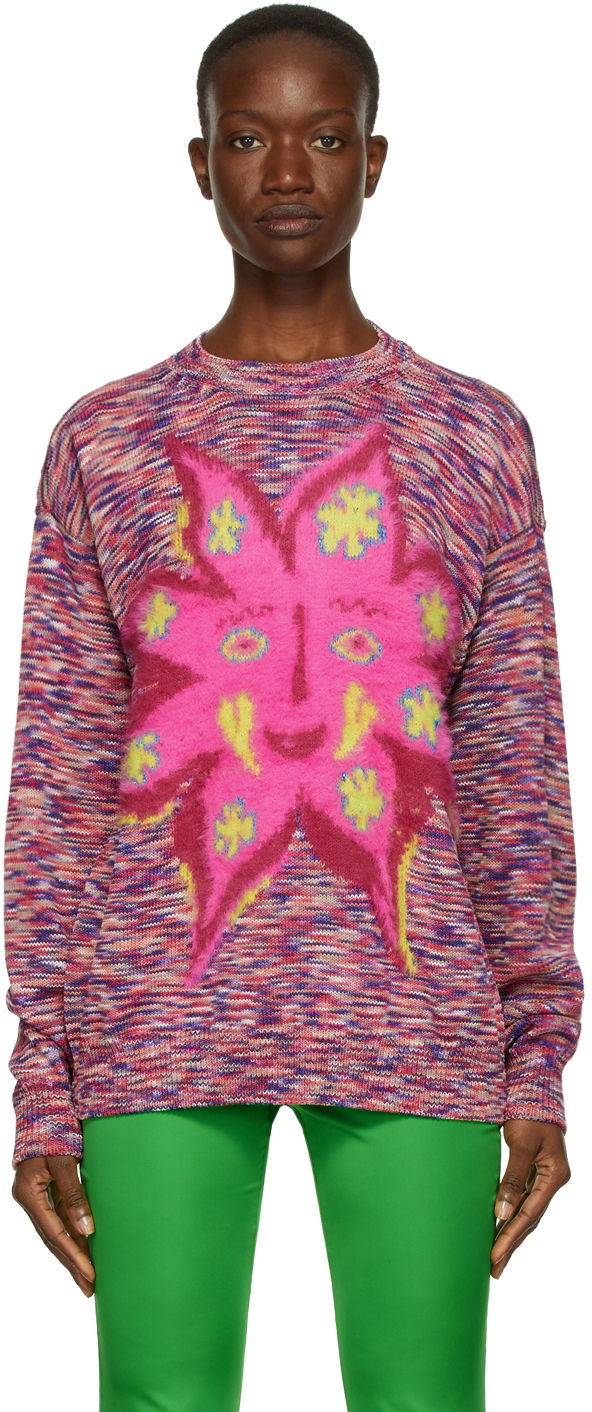 Sweater Stella McCartney Stella McCartney Sun Print Sweater Flerfärgad | 604115S7233