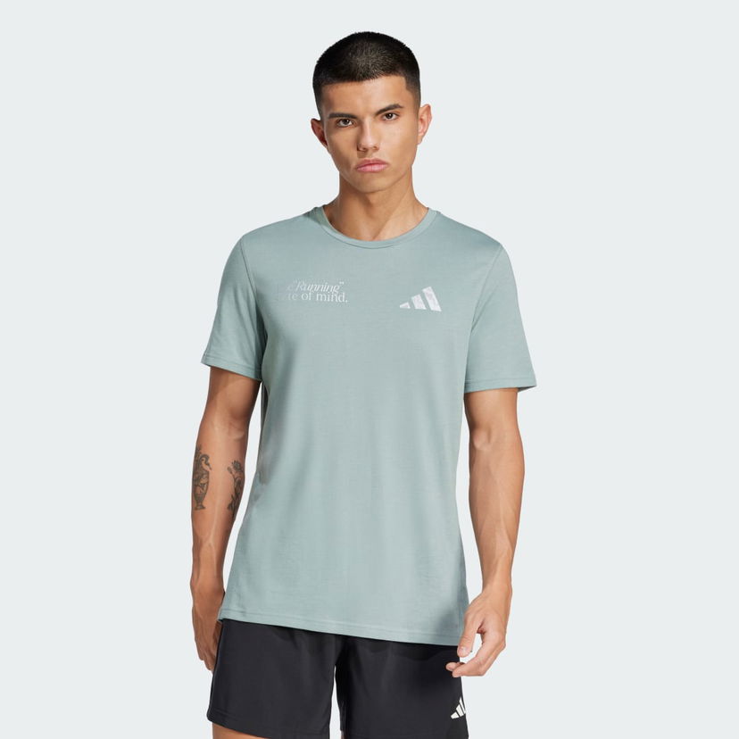 T-shirt adidas Performance Ultimate Metallic Graphic Tee Grön | JI9373