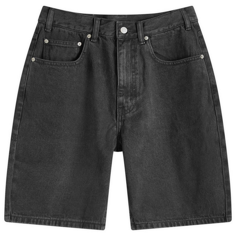 Shorts thisisneverthat thisisneverthat Washed Denim Shorts, Size Large Svart | TN251DSO5S01-BLK