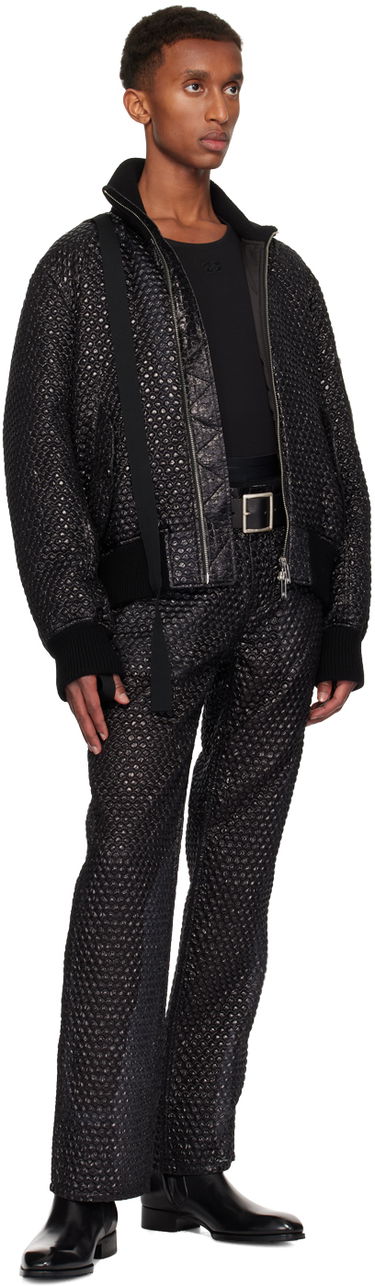 Bomberjacka Helmut Lang Helmut Lang Seatbelt Down Bomber Jacket Svart | O06HM199, 4