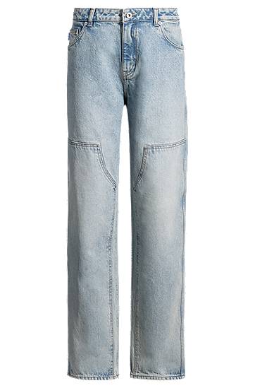 Jeans BOSS Baggy Fit Rigid Denim Jeans Blå | 50531711, 0