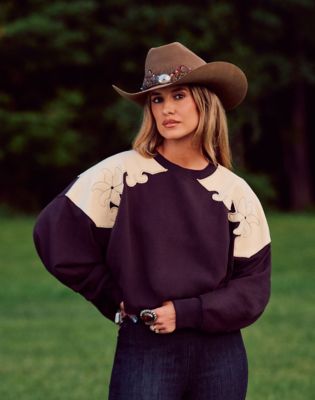 Sweatshirt Wrangler Lainey Wilson Lainey Crew Neck XS Flerfärgad | 112374955:XS, 0