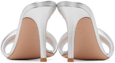 Sneakers och skor Gianvito Rossi Bijoux 85 Leather Heeled Sandals Metallisk | G18550-85RIC-NPS, 1