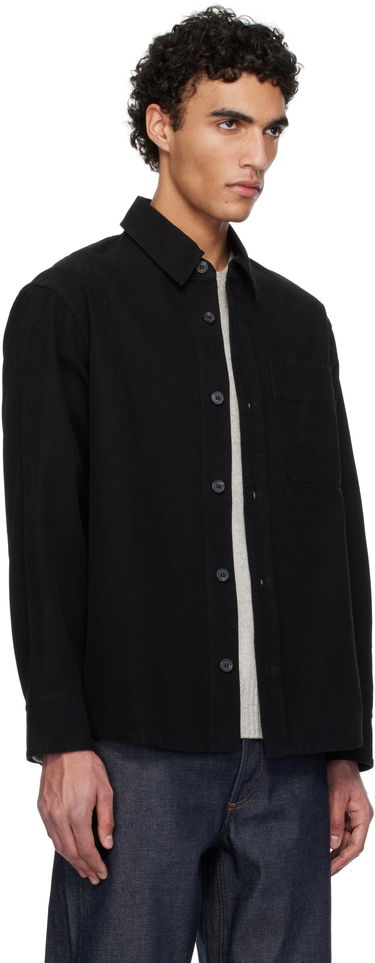 Skjorta A.P.C. A.P.C. Basile Chest Pocket Overshirt Beige | COGBJ-H02918, 4