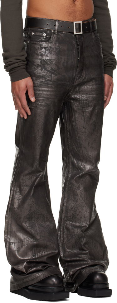 Jeans Rick Owens Rick Owens DRKSHDW Concordians Bolan Bootcut Jeans Metallisk | DU02E7365 SBZMC, 1