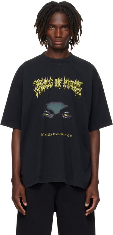 T-shirt VETEMENTS Vetements Cradle of Filth Pandaemonaeon Oversized T-Shirt Svart | UCF76TR550B, 0