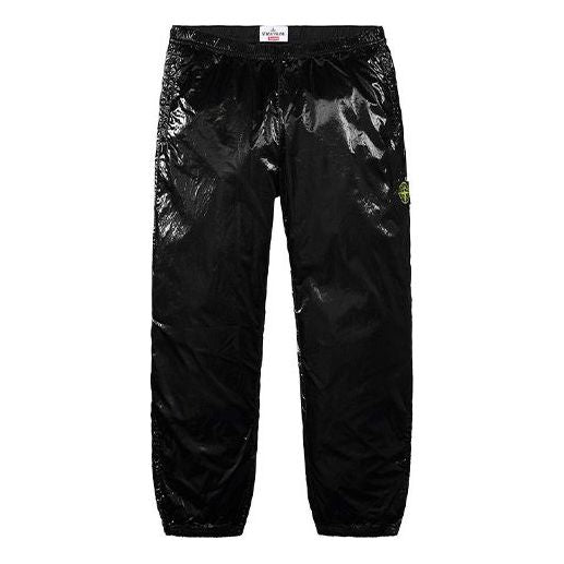 Träningsbyxor Supreme Stone Island Light Silk Pants Svart | SUP-SS19-435