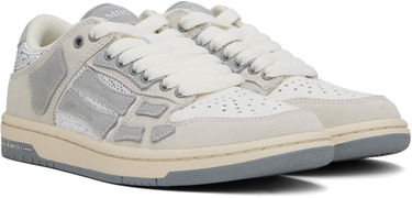 Sneakers och skor AMIRI Crystal Suede Skel Top Low Vit | AWFOSR1091, 3