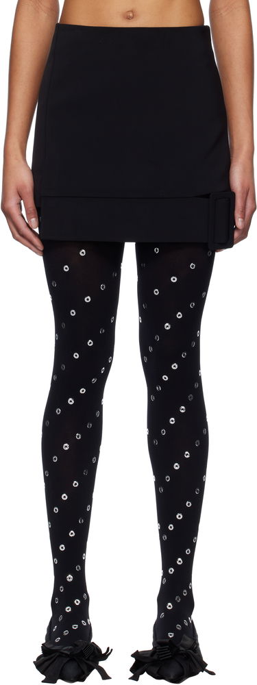 Kjol We11done We11done Belt-Detail Mini Skirt Svart | WD-SK0-25-243-W-BK, 0