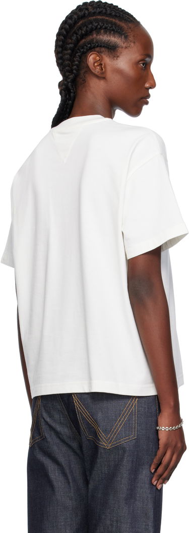 T-shirt Bottega Veneta Bottega Veneta Cotton Jersey T-Shirt with Pocket Vit | 838925 V4N50, 2
