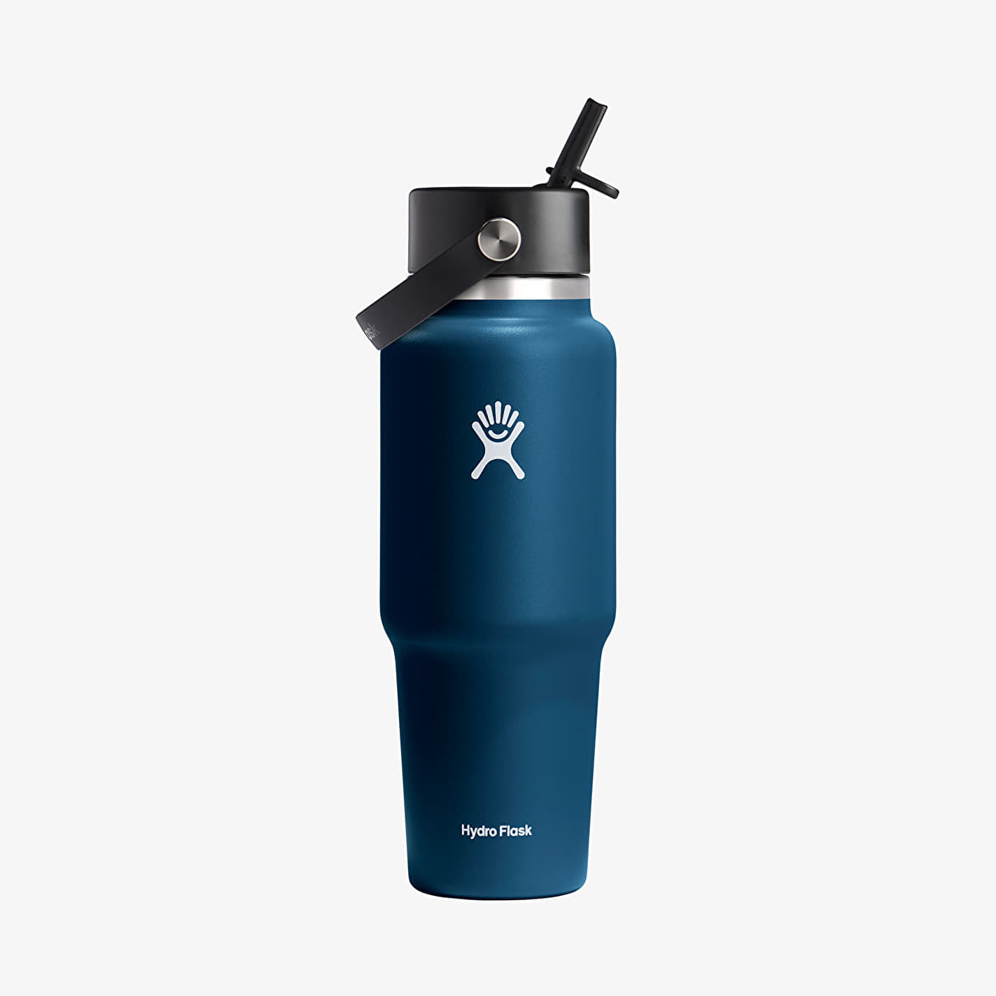 Dricksflaska Hydro Flask 1000 ml Wide Flex Straw Travel Bottle Indigo Turkos | WT32BFS464, 1