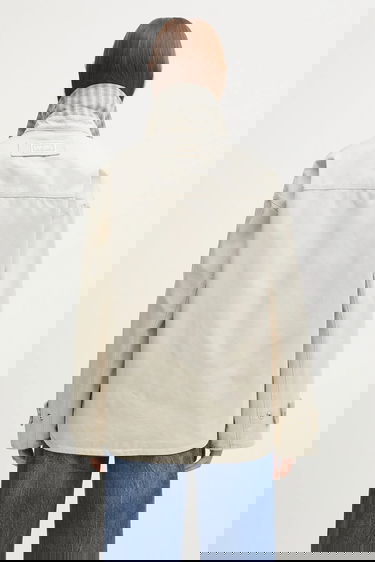 Jacka KENZO Kenzo Workwear Oversize Jacket Beige | FF62VE2729HA, 2