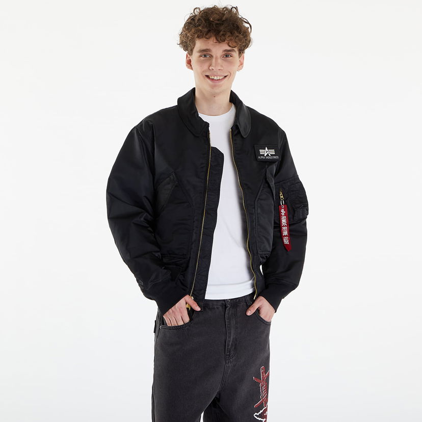 Bomberjacka Alpha Industries CWU 45 Heritage Black Svart | 100102 03