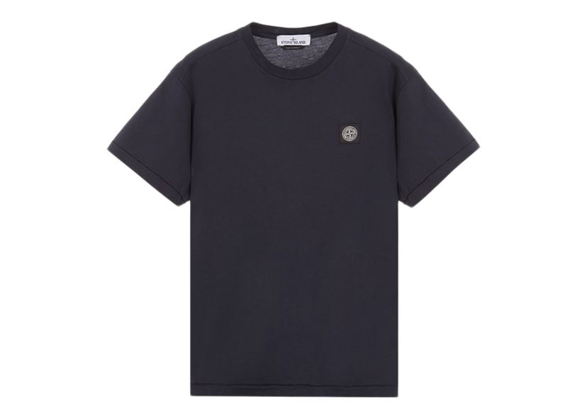 T-shirt Stone Island Short Sleeve T-Shirt Navy Blue Svart | 801524113 - A0020