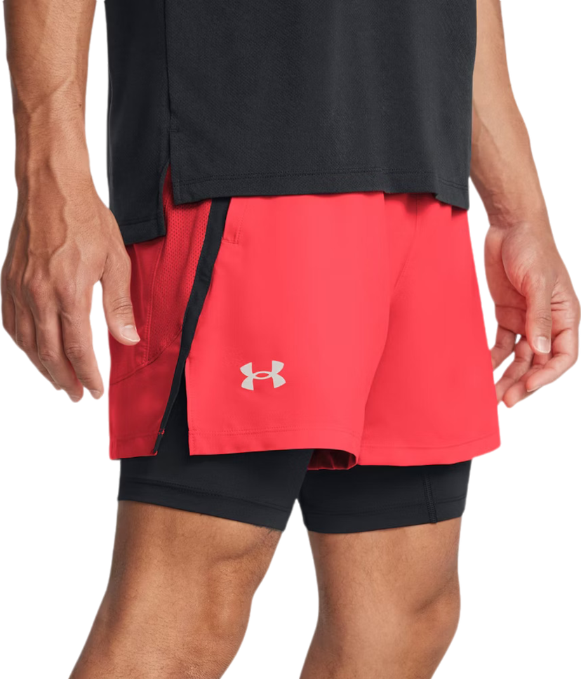 Shorts Under Armour Shorts UA LAUNCH 5 2-IN-1 Röd | 1382640-713