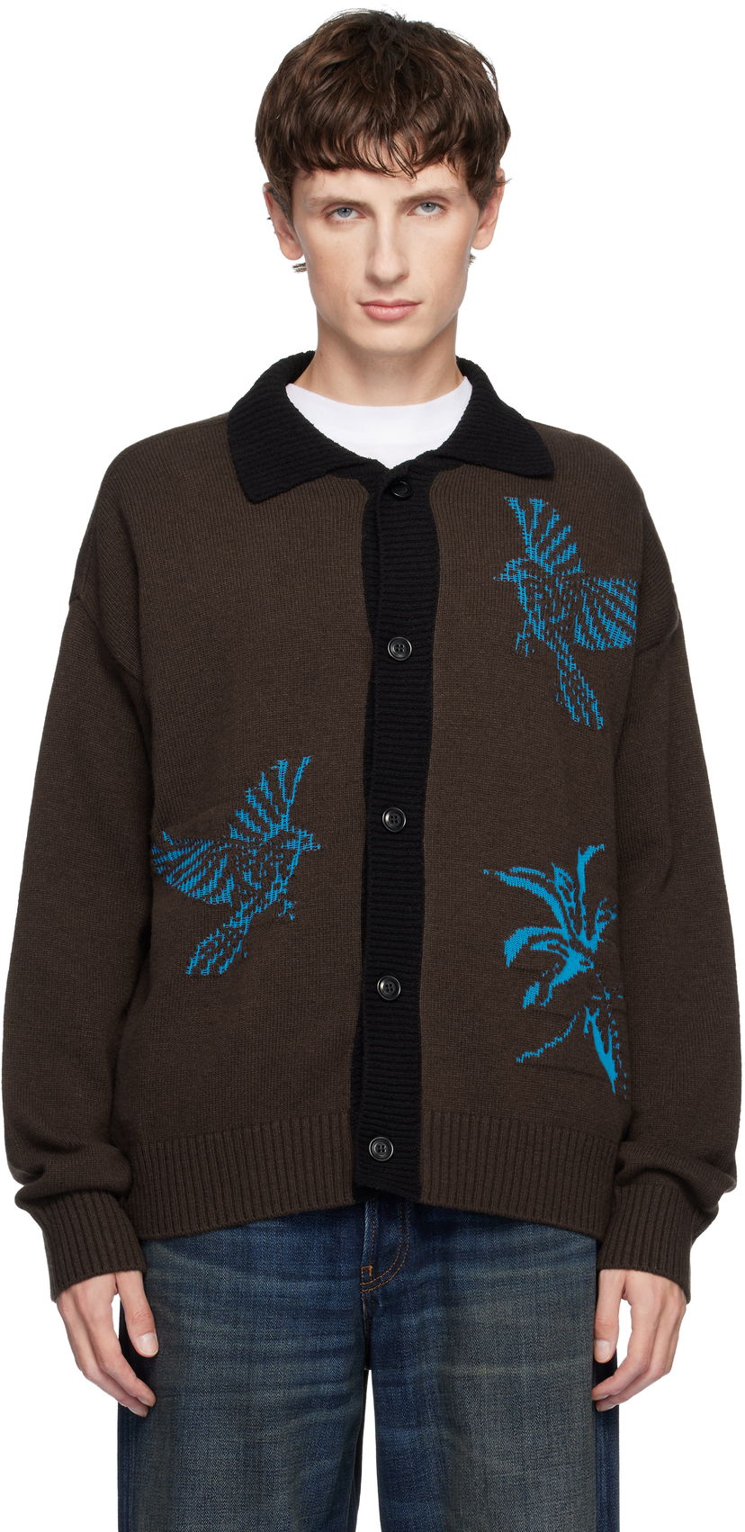 Sweater Andersson Bell Andersson Bell Bird Intarsia Cardigan Flerfärgad | atb1371u