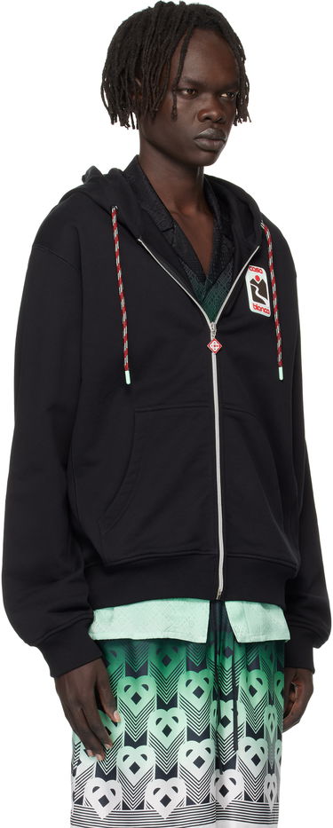 Sweatshirt Casablanca Casablanca Sunset Valley Zip Hoodie Svart | U-MPF25-JTP-150-01, 1