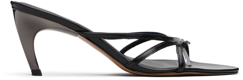Tillbehör Coperni Coperni Low Strap Heeled Sandals Svart | COPSH80F6046