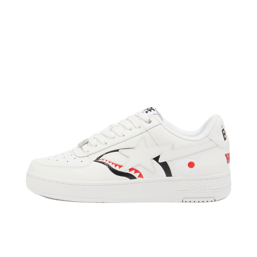 Sneakers och skor BAPE Bape Sta Shark M2 "White" Vit | 001FWK801307M-WHT