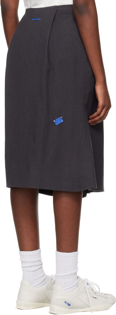 Kjol ADER ERROR Asymmetric Midi Skirt Grå | BN01FWSK0202GR, 2