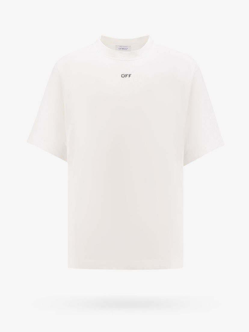 T-shirt Off-White T-SHIRT Vit | OMAA120C99JER0050110