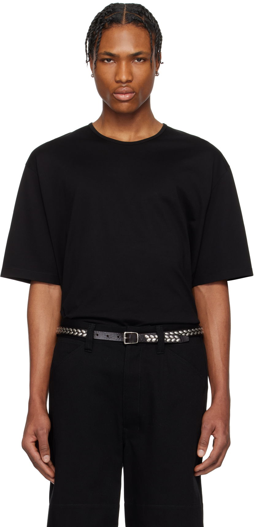 T-shirt LEMAIRE Lemaire Relaxed T-Shirt Svart | TO1335 LJ1018